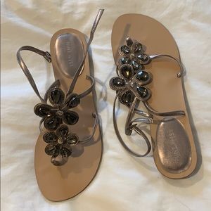 Nine West jeweled sandals